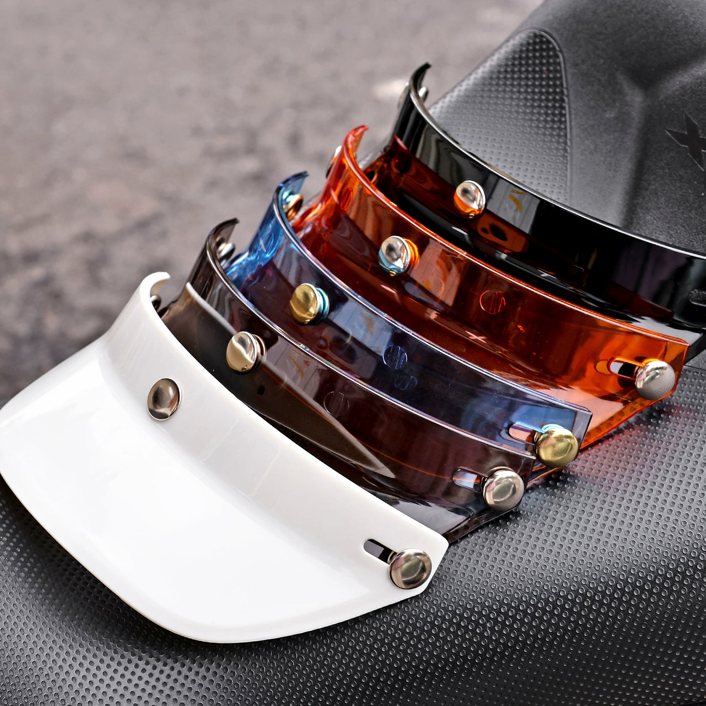 JEF Retro Helmet Peak 3-Snap