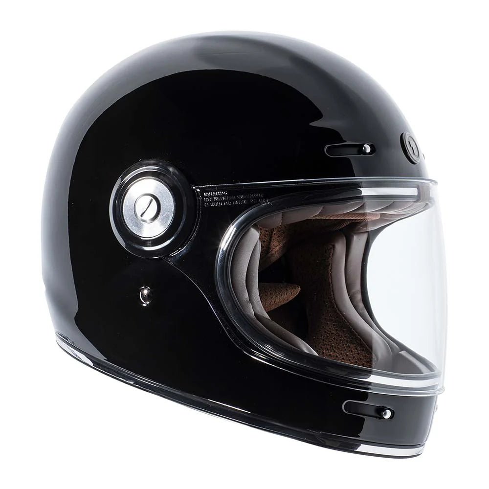 Torc Newport T1 Retro Helmet DOT/ECE: OBSIDIAN