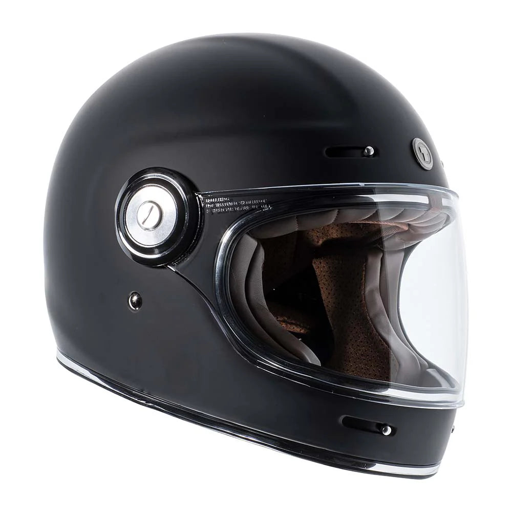 Torc Newport T1 Retro Helmet DOT/ECE: GRAPHITE