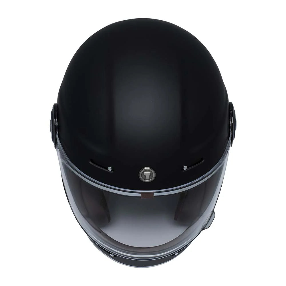 Torc Newport T1 Retro Helmet DOT/ECE: GRAPHITE