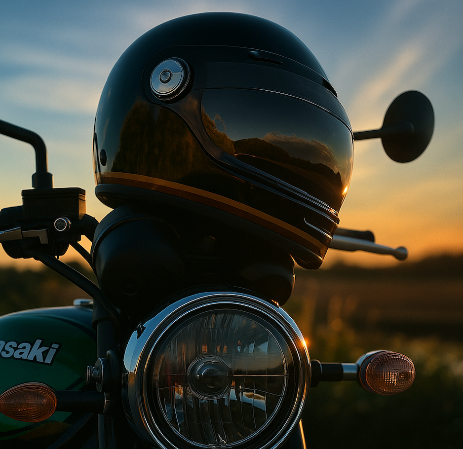 Retro Motorcycle Helmets