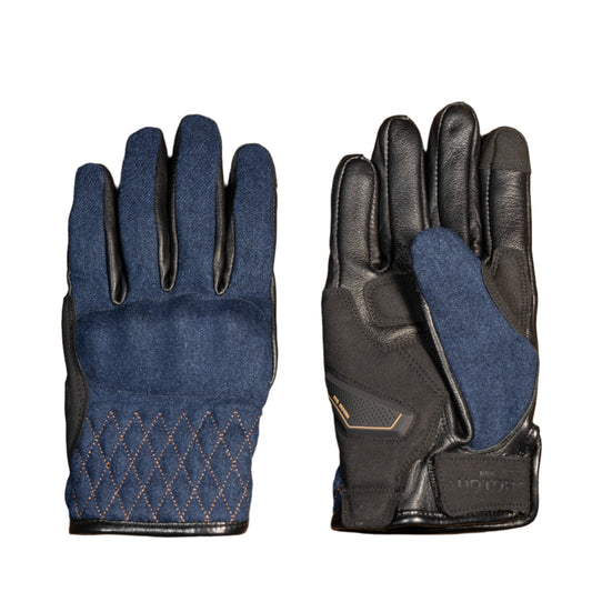 MR MOTOR Denim Retro Motorcycle Riding Gloves