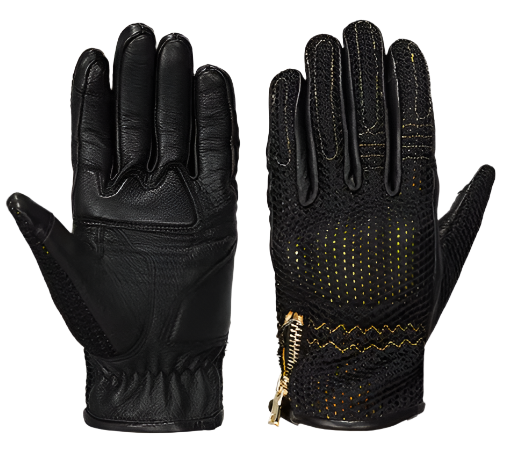 MR MOTOR Perforated Retro Riding Gloves