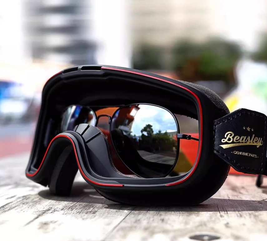 BEASLEY Retro Motorcycle Goggles