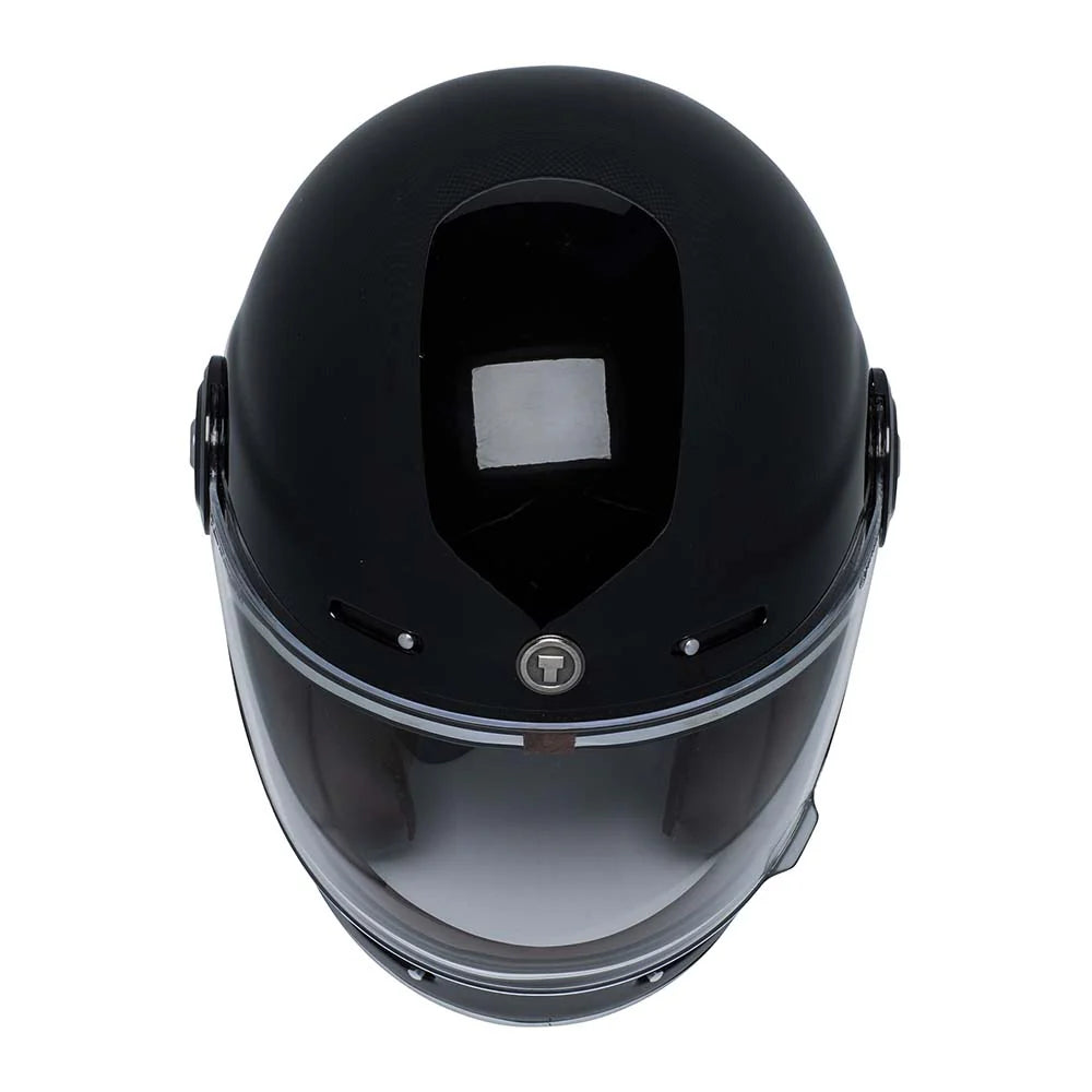 Torc Newport T1 Retro Helmet DOT/ECE: OBSIDIAN