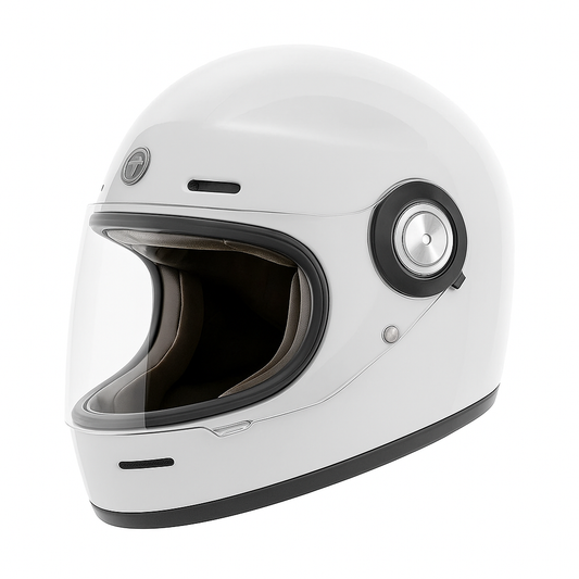 Torc Newport T1 Retro Helmet DOT/ECE: GLACIER